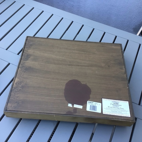 Wood serving tray - Picture 3 of 8